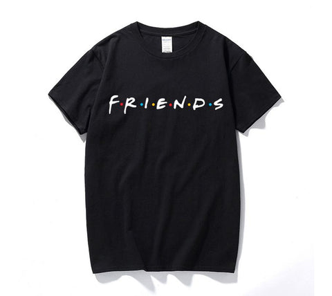 Friends TV Show T-Shirts Mens Summer Casual Short Sleeve Tops Graphic Tees