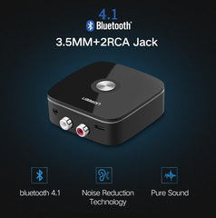 Ugreen Bluetooth Receiver 4.1 2RCA 3.5mm Jack Aux Audio Receiver Wireless Adapter Music for Headphone Car Bluetooth Receiver